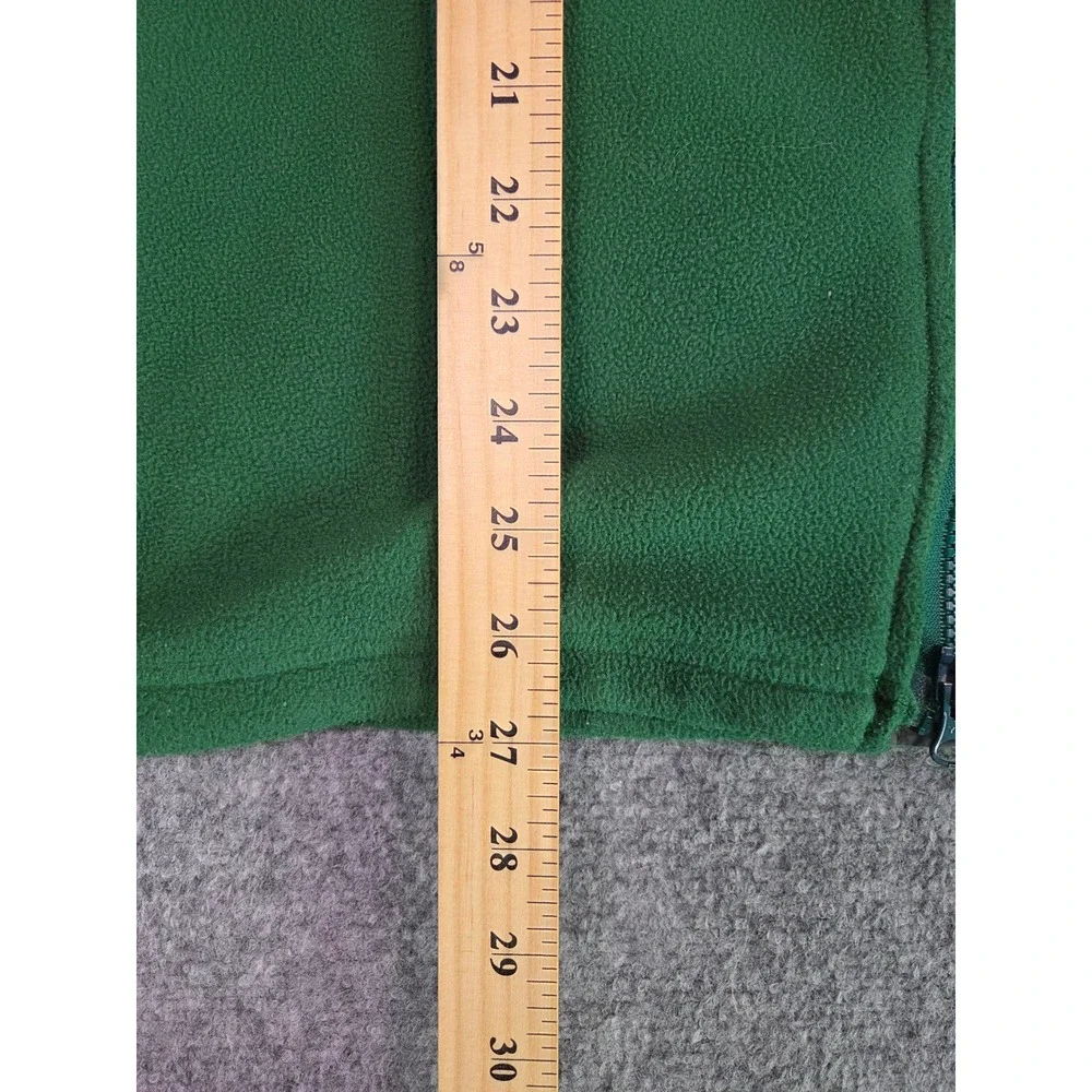 The North Face Fleece Jacket Mens L Green Black‎ Full Zip Denali Style Outdoor